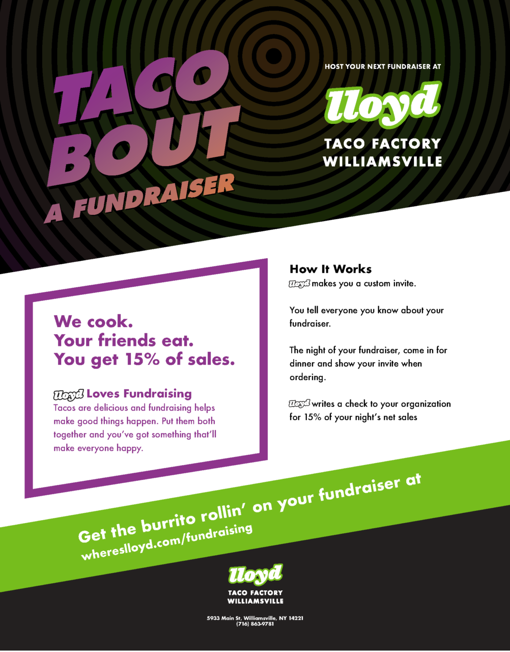 Lloyd Loves Fundraising Lloyd Taco Trucks Taco Factory And